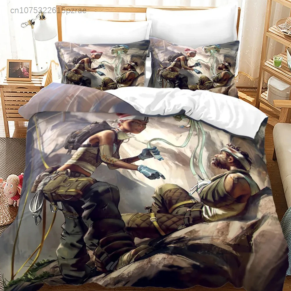 APEX Legends Bedding Set For Bedroom Soft Modern Bedspreads Comefortable Kids Duvet Cover Quilt Cover And Pillowcase