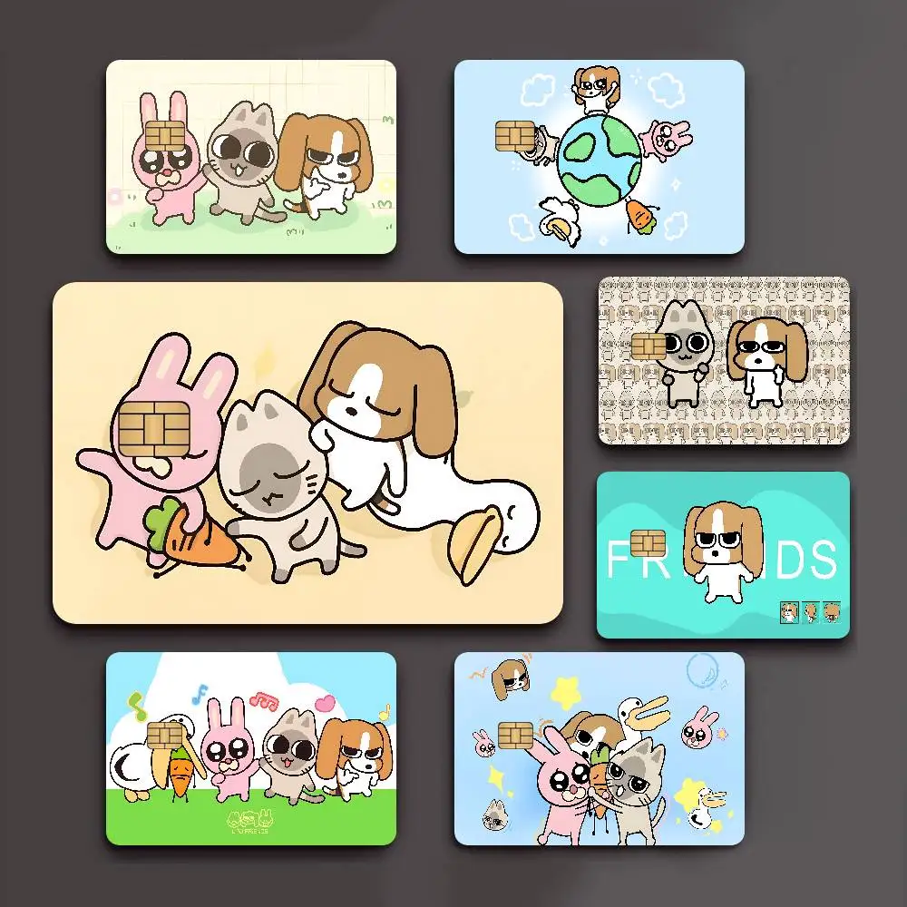 Funny-Siam-LippuS-Meme Anmie Sticker Film Skin Cover for Credit Card Debit Bank Card Front