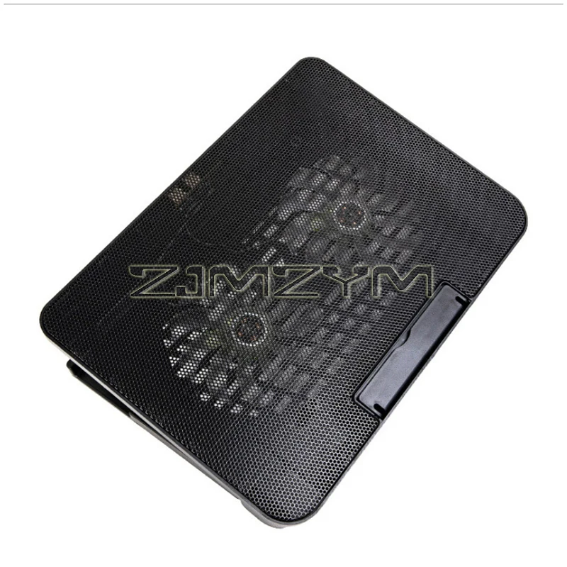 Adjustable Laptop Radiator Base Heat Sink Pad Double Fan Notebook Cooler Stand 14 Inch Laptop Heat Dissipation Base