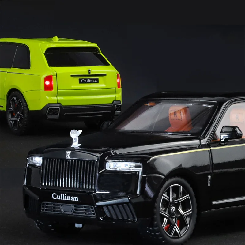 1/24 2025 Rolls Royce Cullinan SUV alliage modèle de voiture de luxe moulé sous pression en métal jouet voiture véhicules modèle son lumière Simulation enfants cadeau