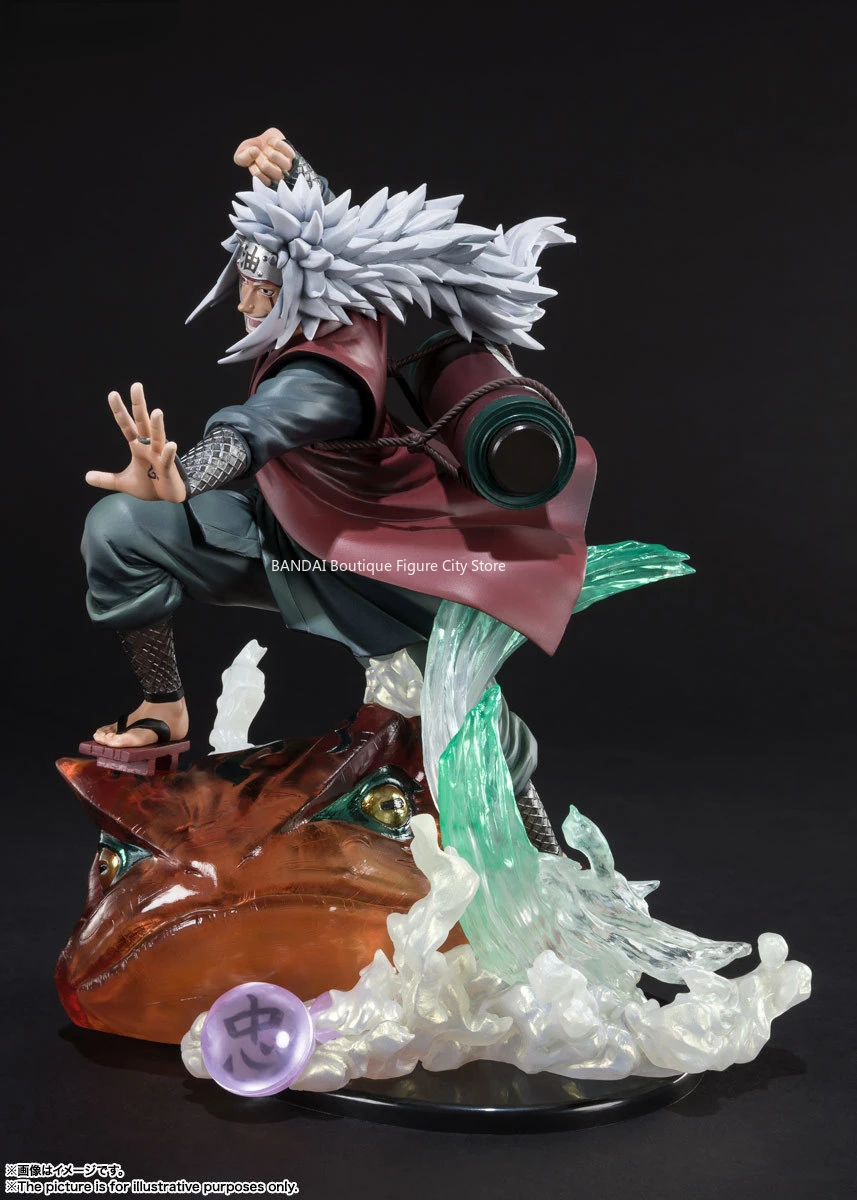 Bandai ناروتو Figuarts صفر Jiraiya عمل الشكل ، لعبة هدية ، جمع نموذج ، هواية في المخزون