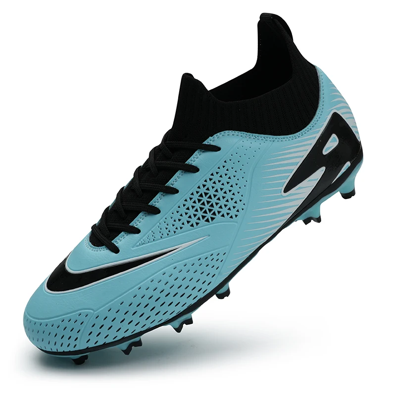 

Men Soccer Shoes Cleats Sport Football Boots Adult Ankle Non-Slip Light TF/FG Grass Training Anti-Slippery Futsal High-quality