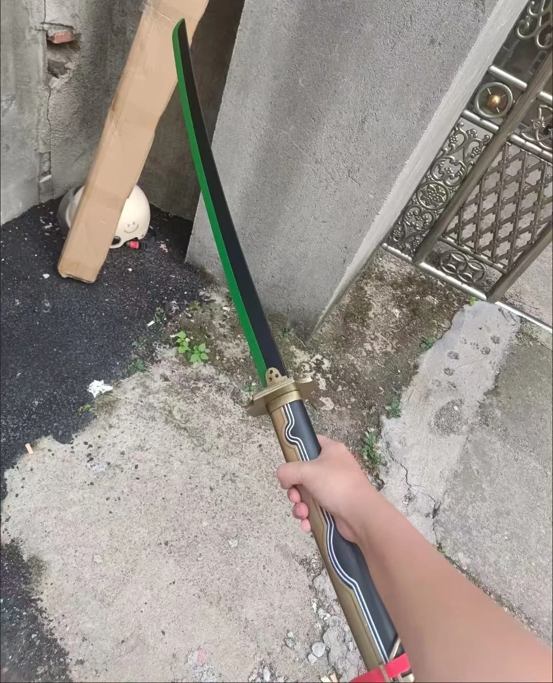 

100 см аниме реквизит для косплея деревянный меч косплей Серафим конца Yuichiro Hyakuya меч Katana черный демон Asuramaru