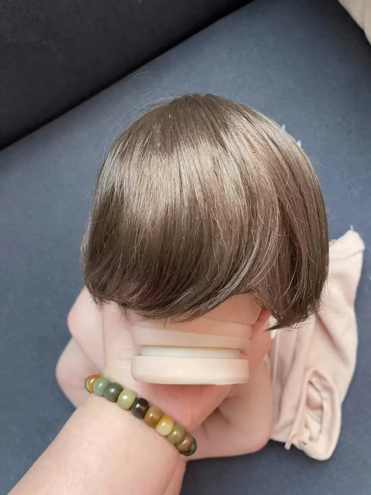 18inches Sam Already Finished Painted Reborn Doll Parts Very Lifelike Visible Veins with Cloth Body Included Hand-rooted hair