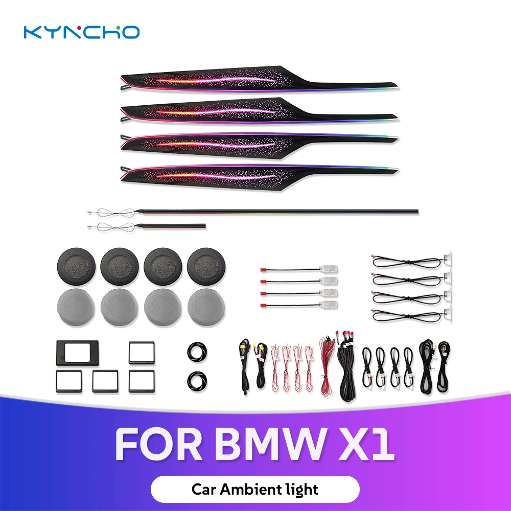 for BMW X1 F48 LED Car Ambient Light Interior Symphony Ceiling Light Automotive Ambient Lighting with Colorful Features