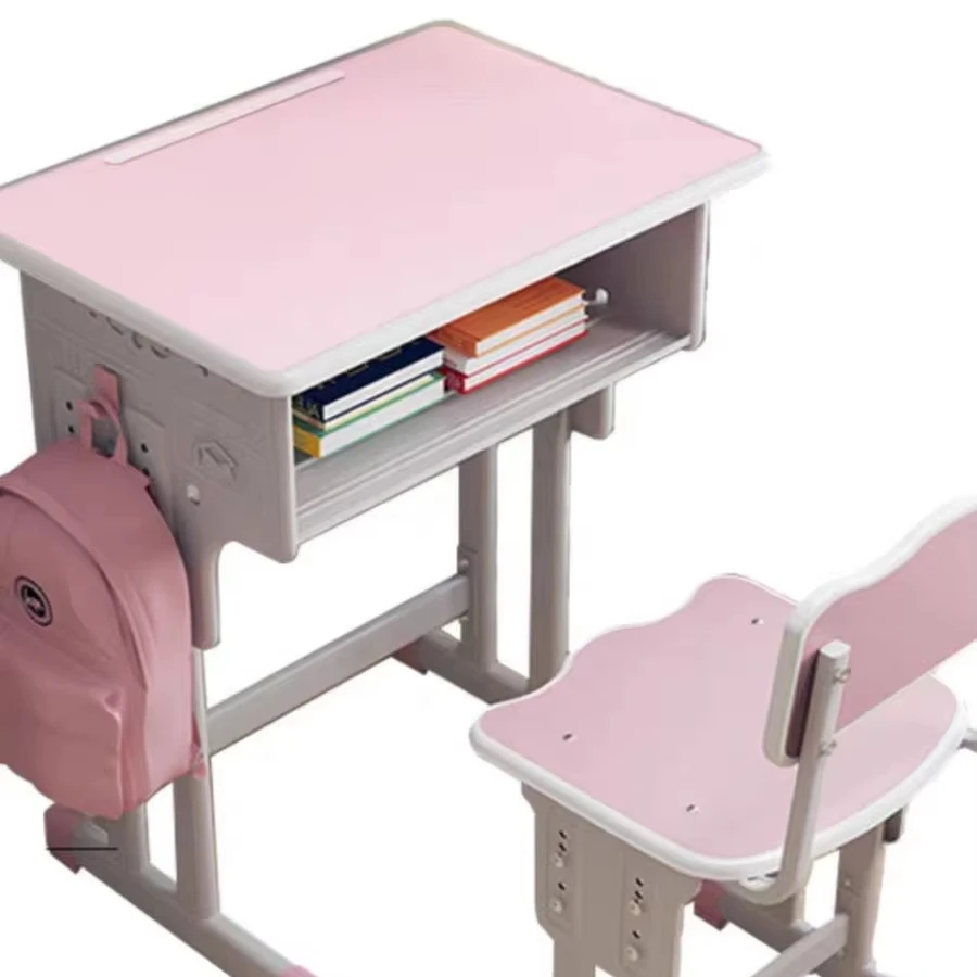 

Custom Modern Metal Student Children Study Desk And Chair Set For Home Office Bedroom Use For School Furniture