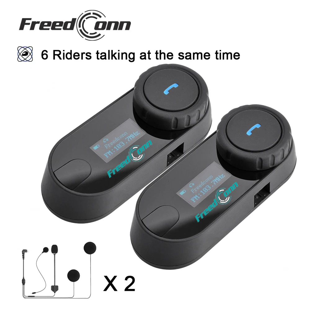 

Luvin шлем Bluetooth-гарнитура мотоциклетный домофон групповой коммуникатор экран двигателя демонстрирующий музыку FM 1000 м домофон 6 гонщиков