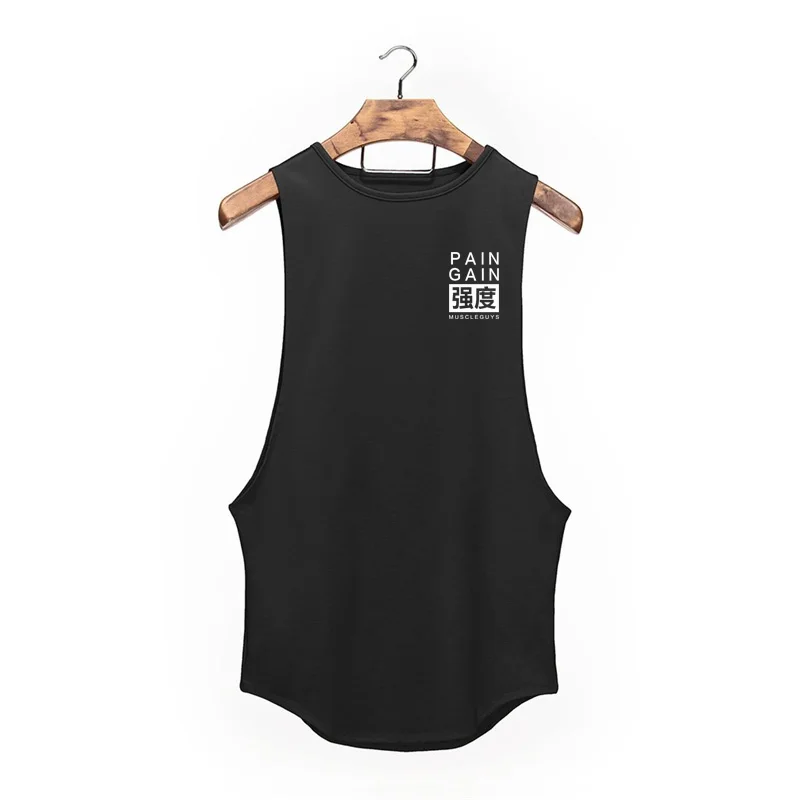 Summer Running Vest Men Muscle Sleeveless Sport T Shirt Bodybuilding Tank Top Gym Fitness Workout T-shirt Sport Vest Undershirt