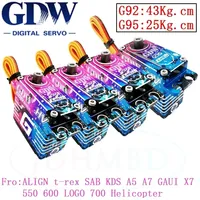 DS290/ 295MG DS590/595MG DS820MG   BLS892/895HV G50 G55 G92 G95 Original GDW HV  Brushless/ Coreless Motor Servo RC Helicopter
