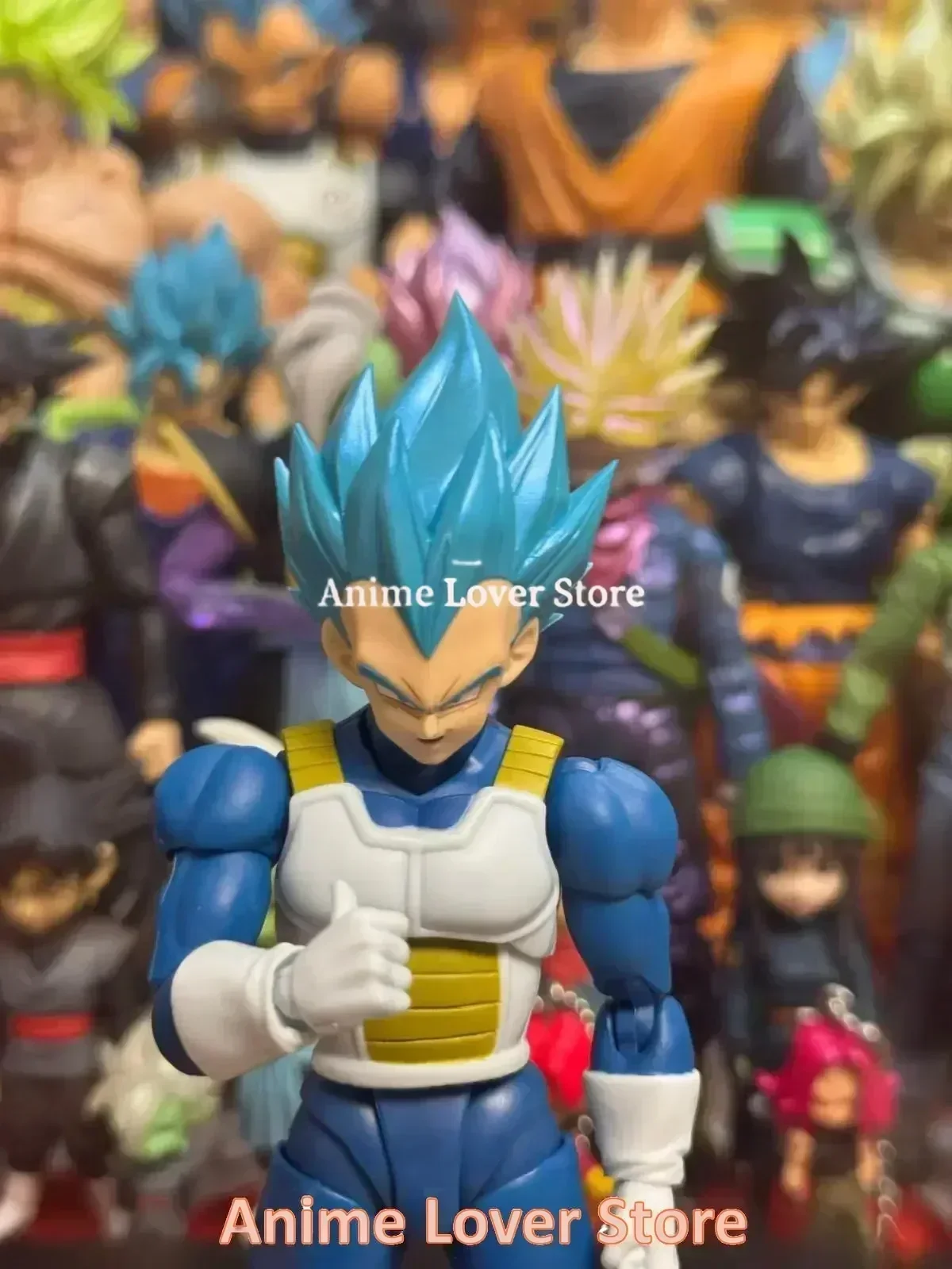 Original Genuine Bandai SHFiguarts Dragon Ball Shf Super Saiyan God VEGETA  In Stock Anime Action Collection Figures