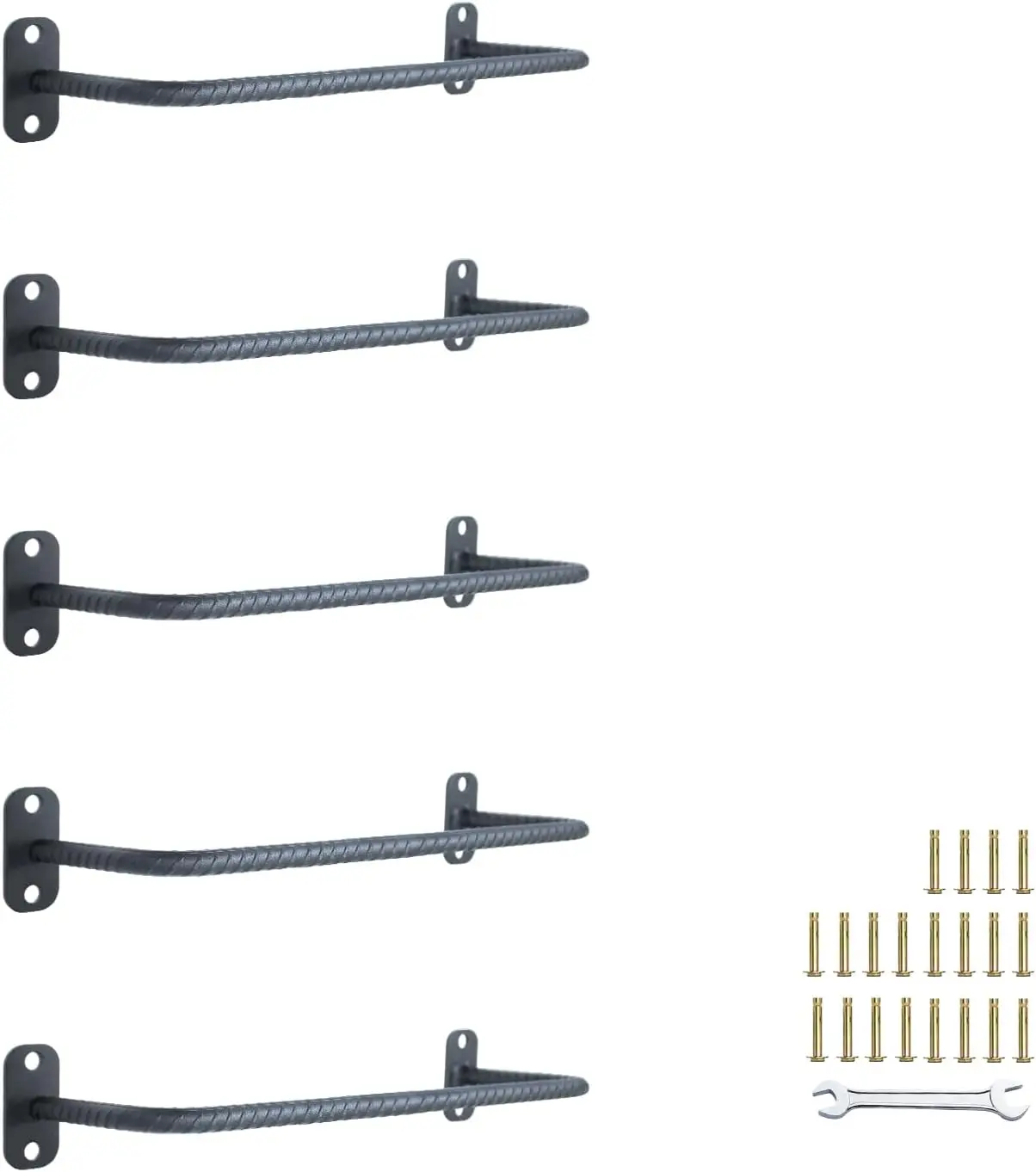 

5-ступенчатая лестница для оконных проемов, усиленная стальная лестница для подвала, регулируемая настенная лестница для домашней безопасности, нагрузка до 700 фунтов.