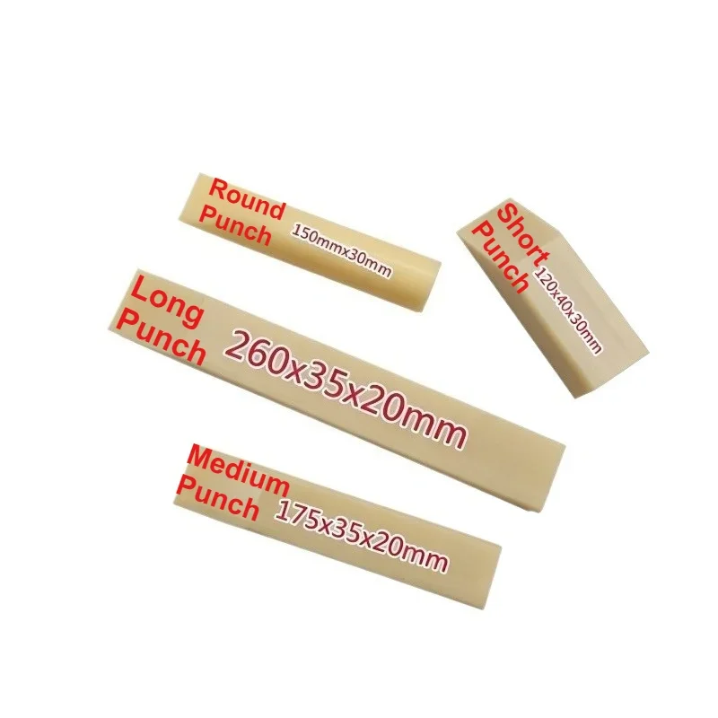 1Pcs Nylon Punch Set for Paintless Dent Repair, Round/Short/Long/Medium Punch, Auto Dent Removal Tools, 150/120/260/175mm