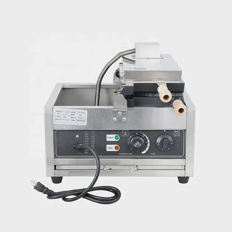 Portable Commercial Electric Automatic Roasted Custom Shape Waffle Makers  Machine Fish Waffle For Snac