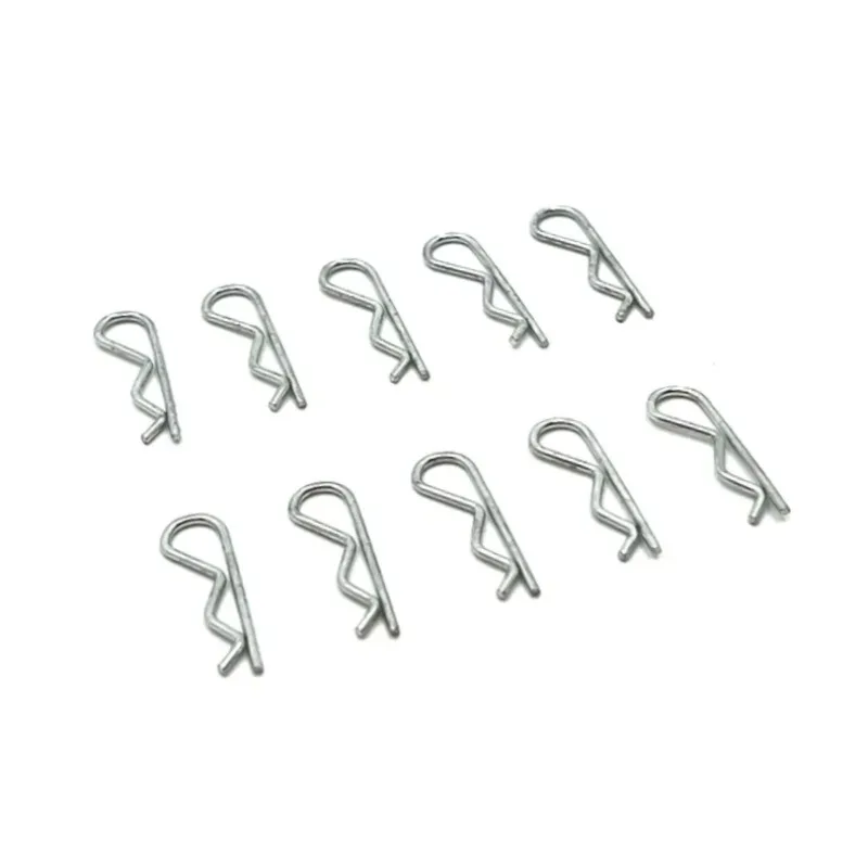 10PCS Metall Verbesserte RC Auto Teile Shell Befestigung 1,0mm Fit Für 1/32 1/28 1/24 1/18 1/16 Fernbedienung auto Zubehör