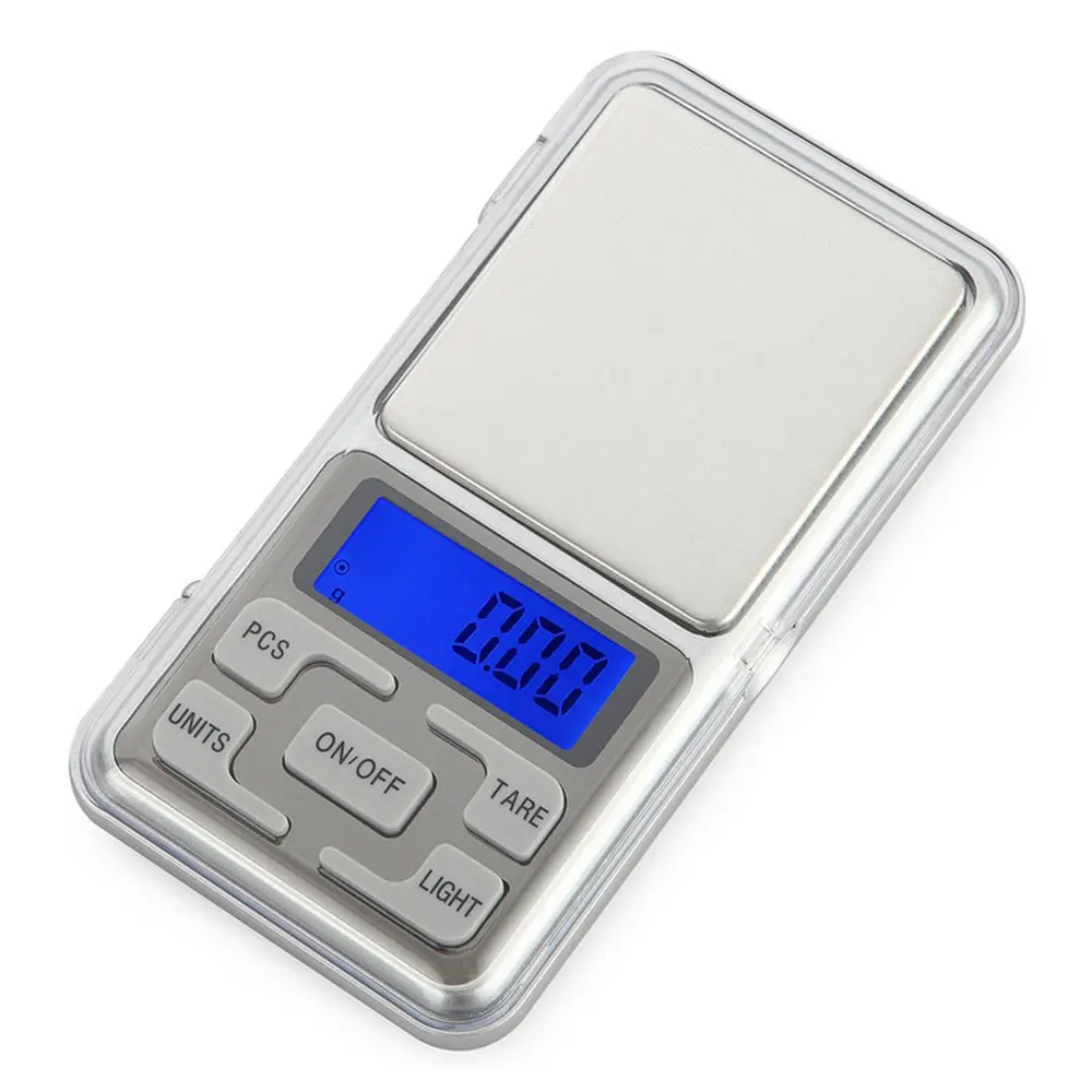 Mini Digital Scale High Accuracy Jewelry Weight Pocket Scales 500g 0.01g/0.1g LCD Display Electronic Kitchen Scale