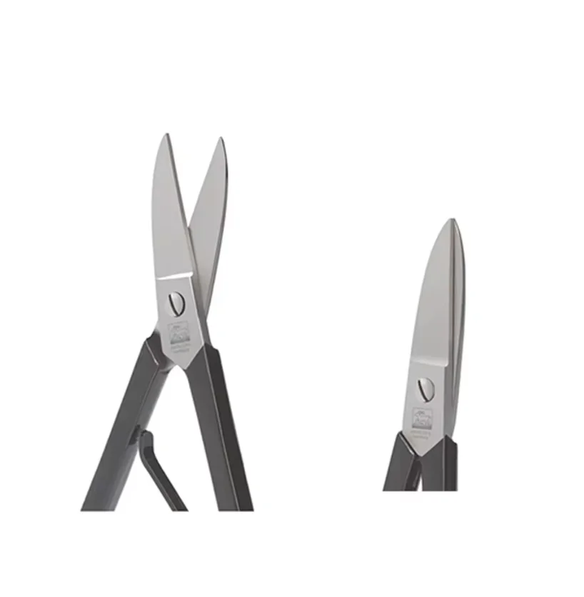 ANTILOPE Jewelers Tin Snips 170mm, Leaf Spring & Lock, Polished Straight Blade, Metal Gold Sheet Cutting Shears