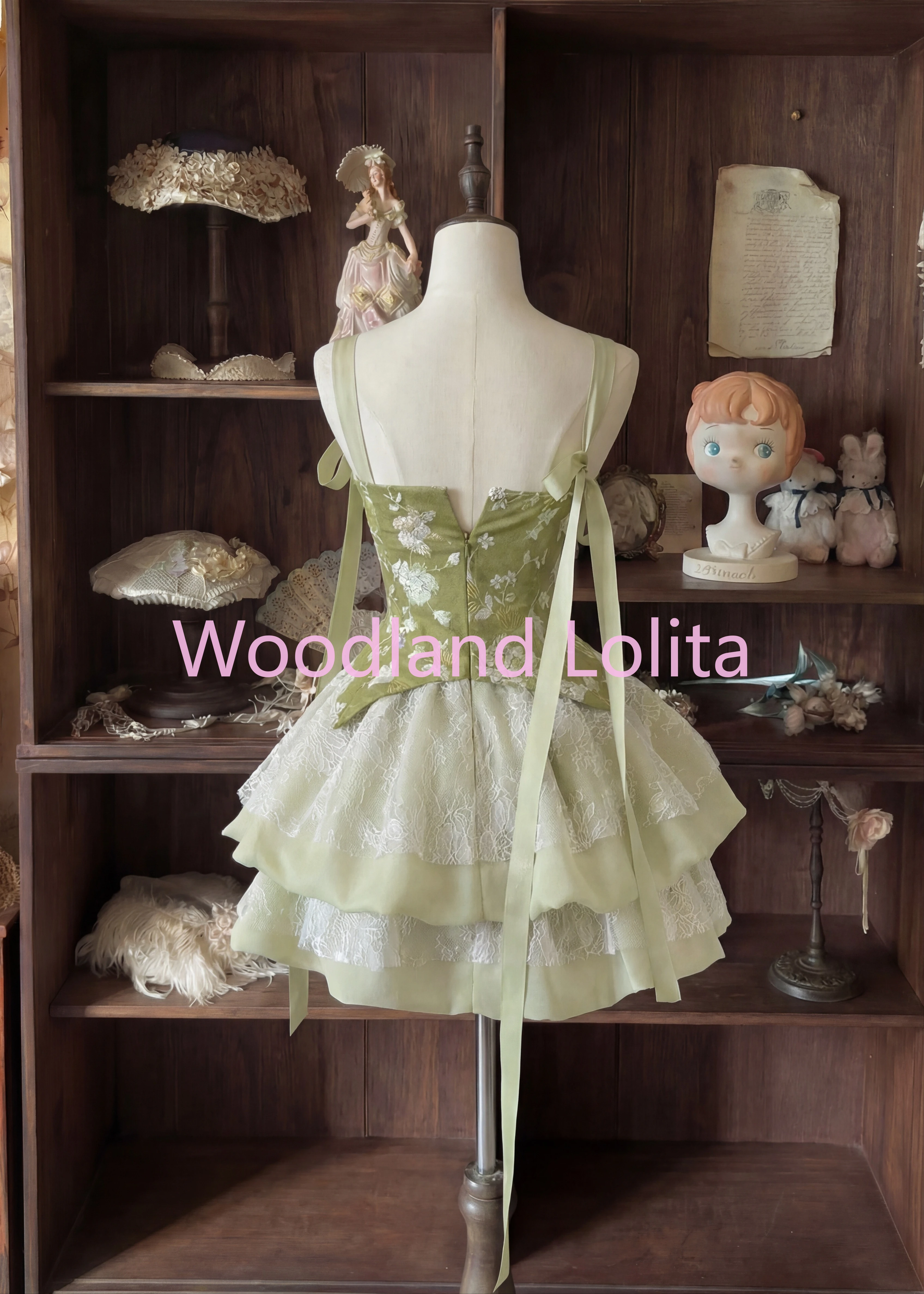 Minivestido de verano estilo Mori Girl japonés para mujer, vestido de princesa elegante con tirantes finos y espalda descubierta, vestido de fiesta Vintage Lolita