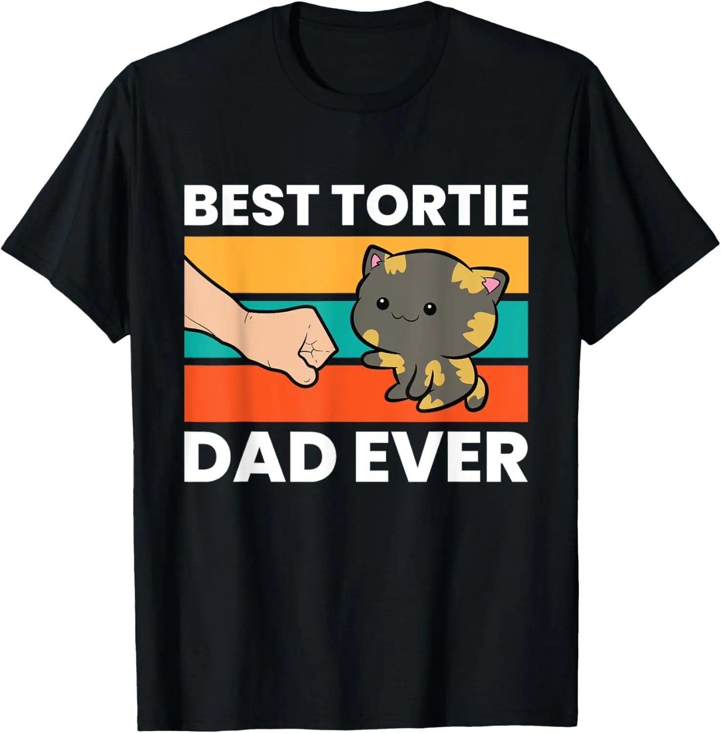 Tortoiseshell Cat Dad Best Tortie Dad Ever T-Shirt