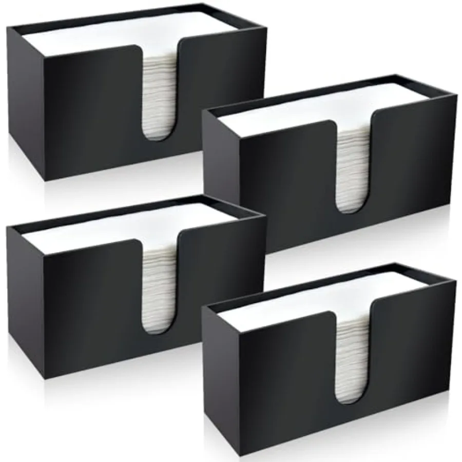 

Pack Black Acrylic Countertop Paper Towel Dispenser Napkin Dispenser Multifold Acrylic Paper Towel Dispenser for Z Fold C Fold