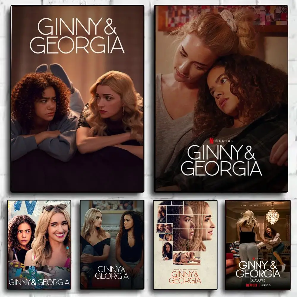 TV G-Ginny and Georgia Poster Modern  Wall Art Aesthetic Minimalist Bedroom Decor Cafe Home Gift