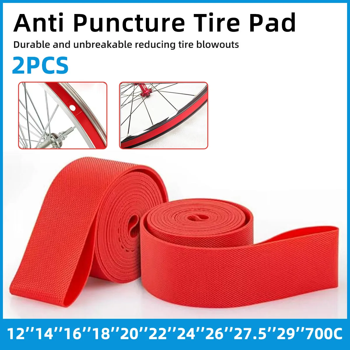 

Anti Puncture Tire Pad Bicycle Tire Liner Protection Tire Wear Resistance Anti Puncture Inner Tube Protection Pad Accessories