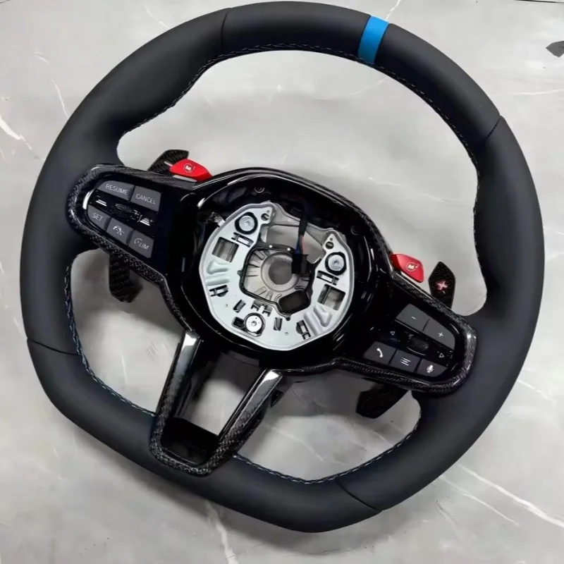 Customized Microfiber Leather Car Steering Wheel For BMW G06 G29 G26 G87 G80 G82 M5 G90 G42 G20 G28 G05 Interior Accessories