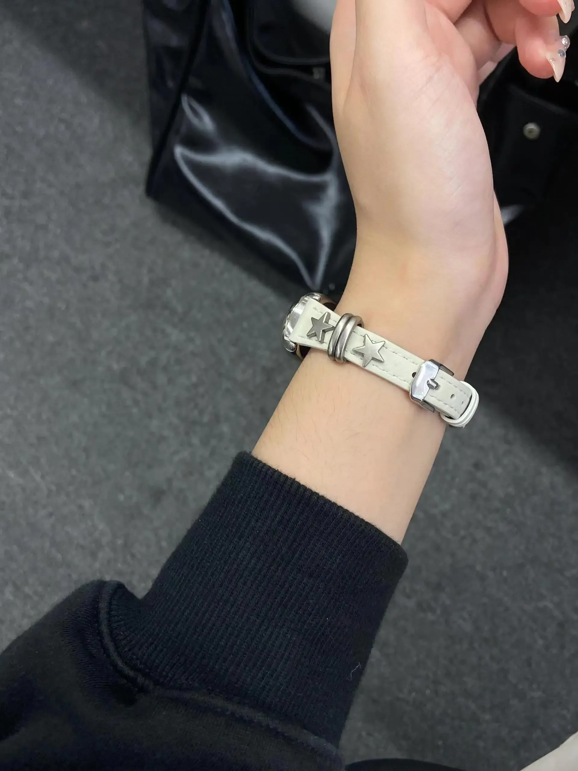 Nice leather loop For Xiaomi Band 9/8/NFC Xiaomi 10 strap