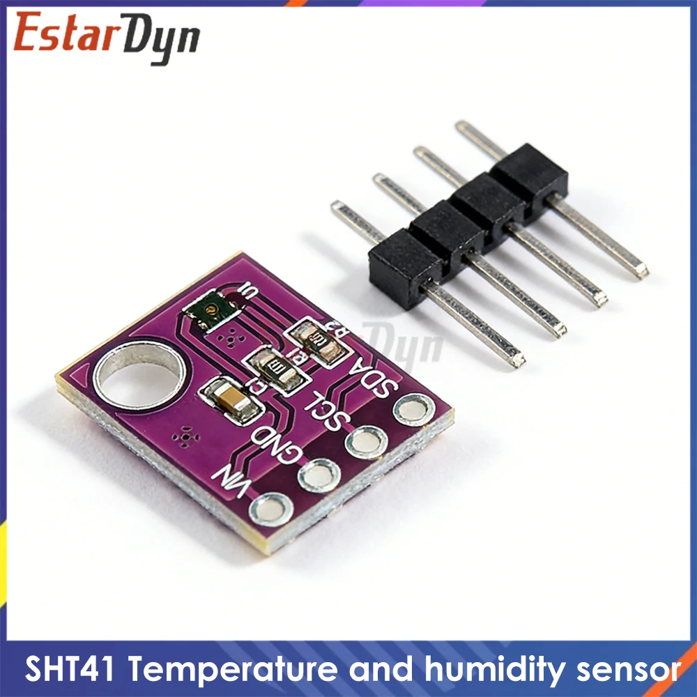 

SHT41 Digital Temperature and Humidity Sensor Module I2C Communication High Accuracy GY-SHT41