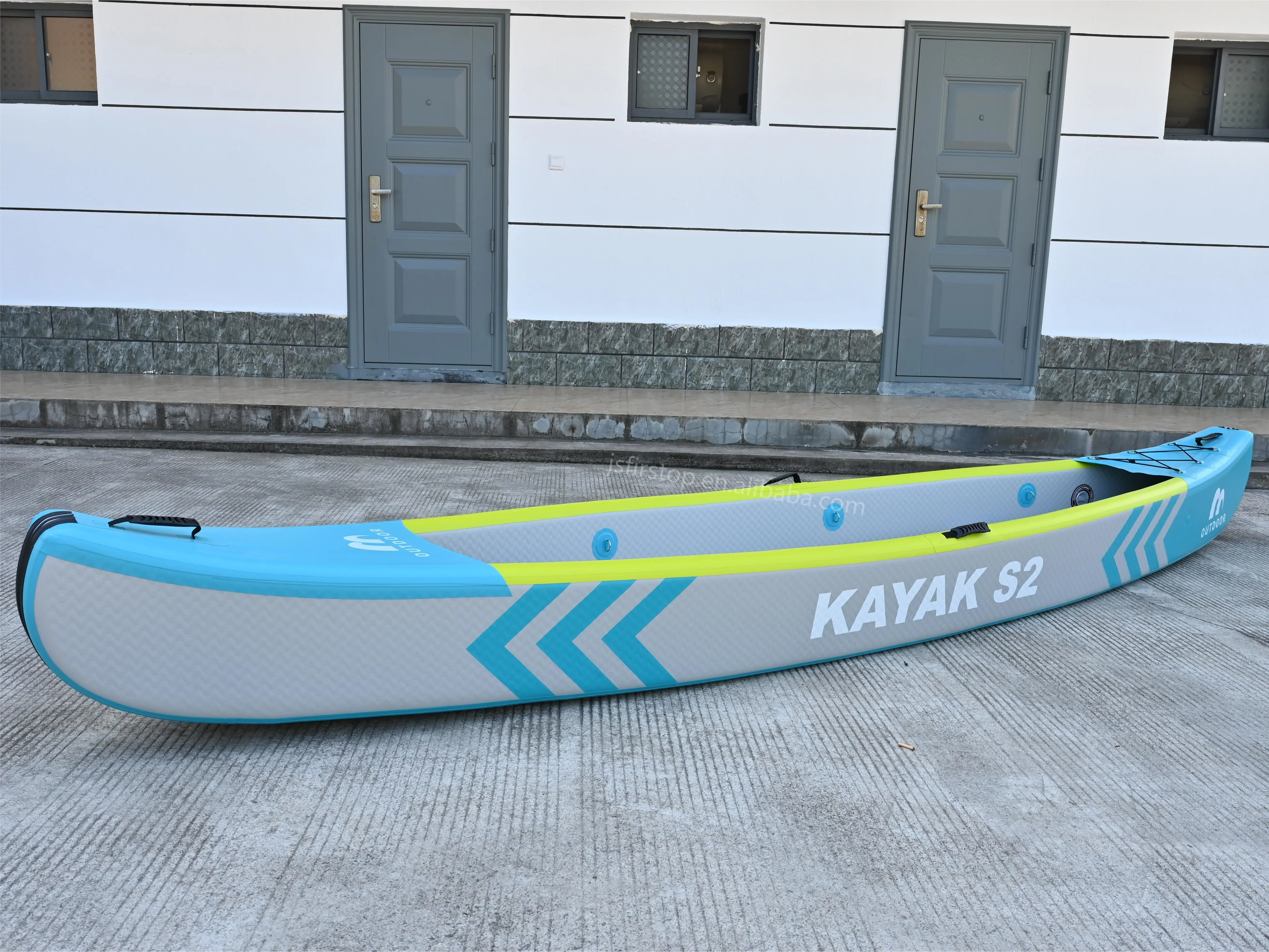 Cheap Drop Stitch Professional Kayaks Inflatable Fishing Single Seat Kayak Rowing Boat For Sale