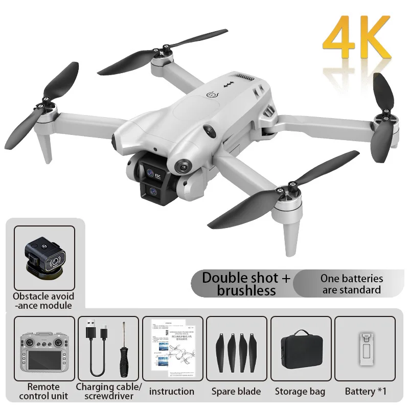 Xiaomi S101 Drone 8K HD Professionele dubbele camera 5G WiFi 120 °   Groothoek ESC UAV Met scherm Obstakel vermijden Quadcopter 20000M
