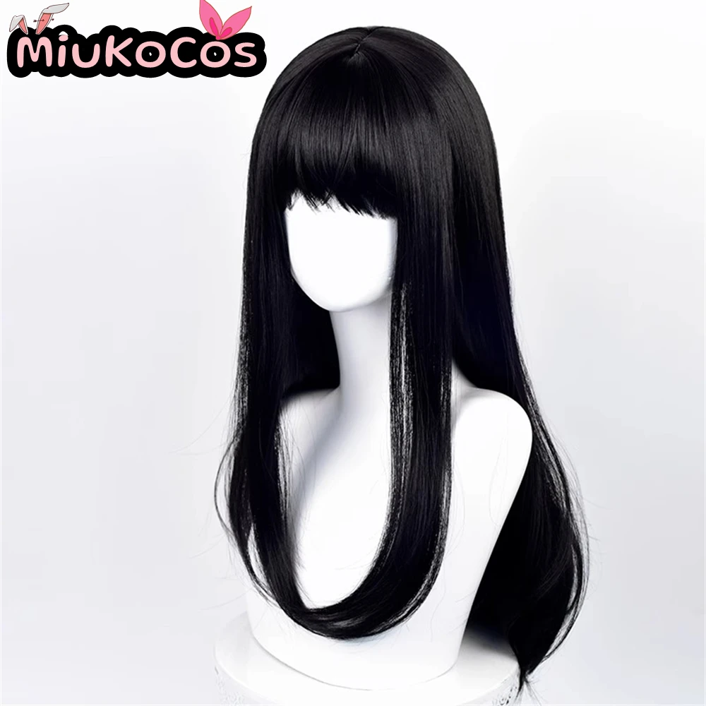 متوفر في المخزون Asa Mitaka شعر مستعار تأثيري MiukoCosplay أنيمي بالمنشار رجل تأثيري