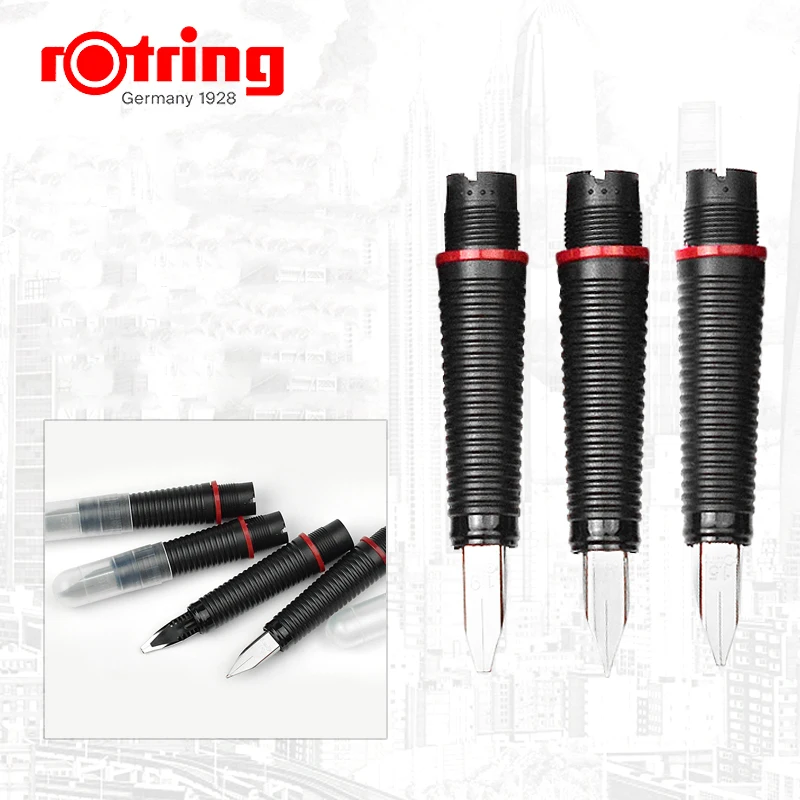 Original Alemão Rotring Replacement Pen Nib, Acessórios Caneta Escrita, Canetas Art, EF, F, M, 1.5, 1.9, 2.3mm