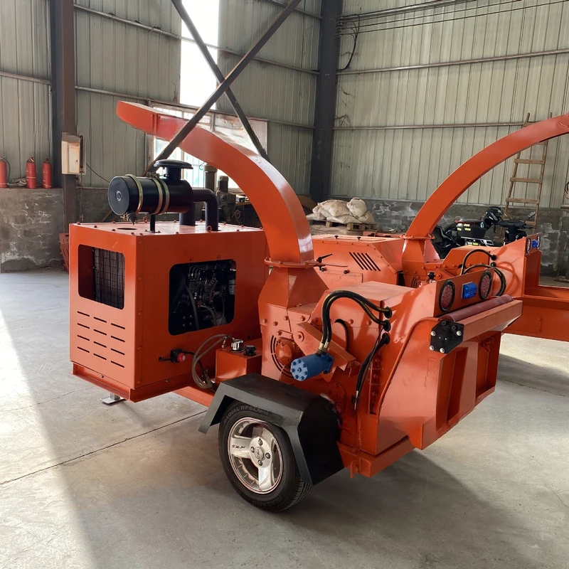 

Небольшой мобильный садовый ландшафтный дизайн, деревянный прицеп, измельчитель ветвей, молоткообразный тип, дробилка для борьбы с рудой