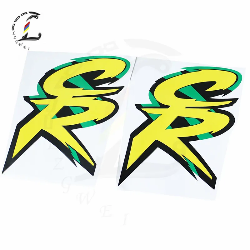 دراجة نارية على الطرق الوعرة خزان الوقود ملصقا لهوندا CR125 CR250 مائي خزان الوقود ملصقا مقاوم للماء