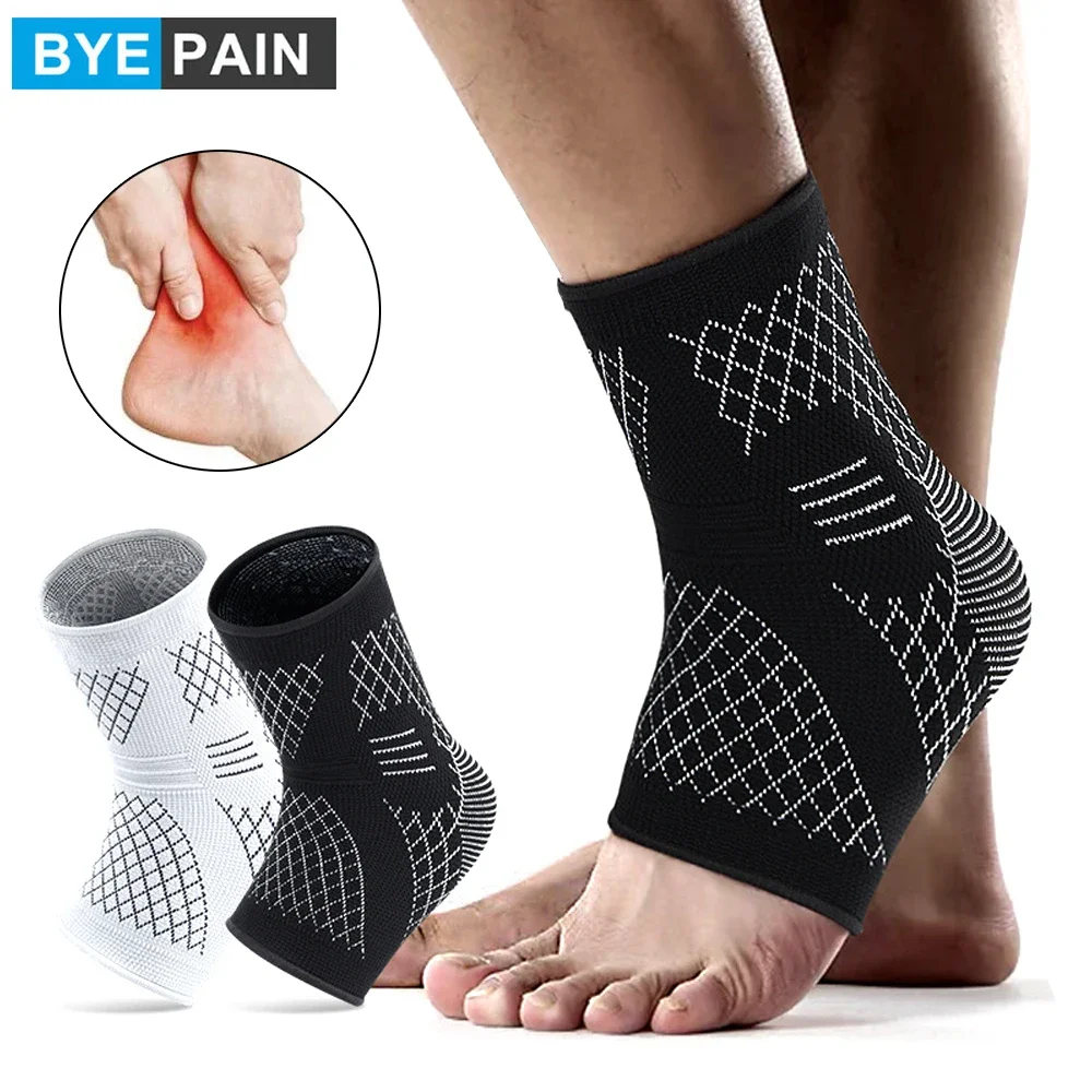 1PC Ankle Support Brace for Women Men,Ankle Compression Sleeve,Plantar Fasciitis Compression Socks for Running Hiking Basketball