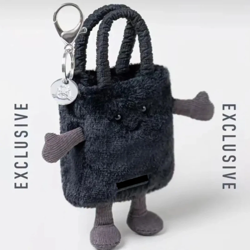 Bolso de felpa de elfo esponjoso limitado, llavero cruzado sin restock, muñeca suave Kawaii, regalo para niñas, tendencia coleccionable