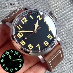 New 47mm Steel Case Diver Men  Automatic Watch NH35 PT5000 10ATM Waterproof Sapphire Crystal Luminous Hands Black Dial