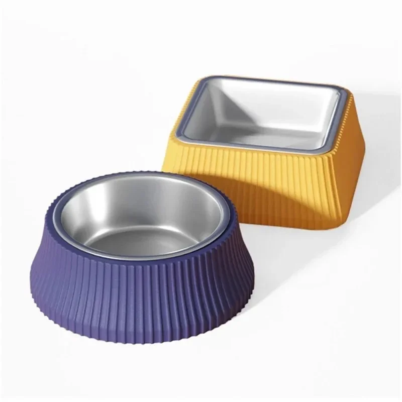 Manufacturer Wholesale Stainless Steel Dog Bowl Non-slip Food Water Feeder Removable Food Bowl Suitable For All Dogs