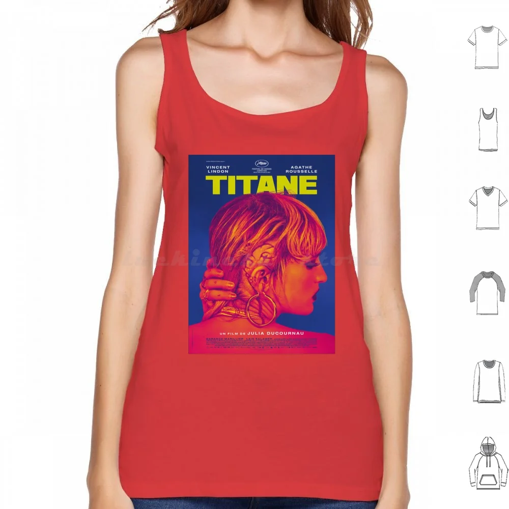 Titane Movie Julia Ducournau Tank Tops Print Cotton Cannes Film Festival Winner Palme D Or Julia Ducournau Grave