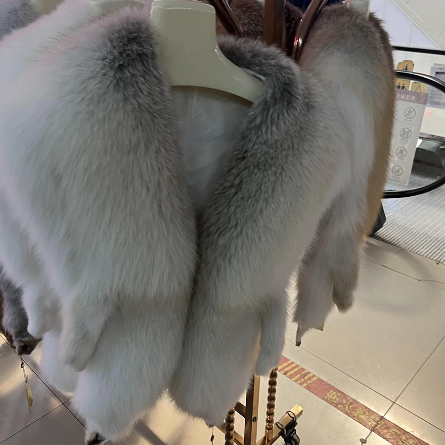 Fur Shawl For Women Shawls Women Luxury Best Selling Real Fox Fur Shawl Fashion Warm Winter 2023