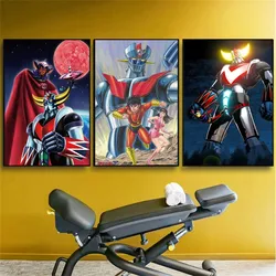 AAA Cartoon Art Robot G-Goldorak M-Mecha Poster Kraft Club Bar Paper Vintage Poster Wall Art Painting Bedroom Study Stickers