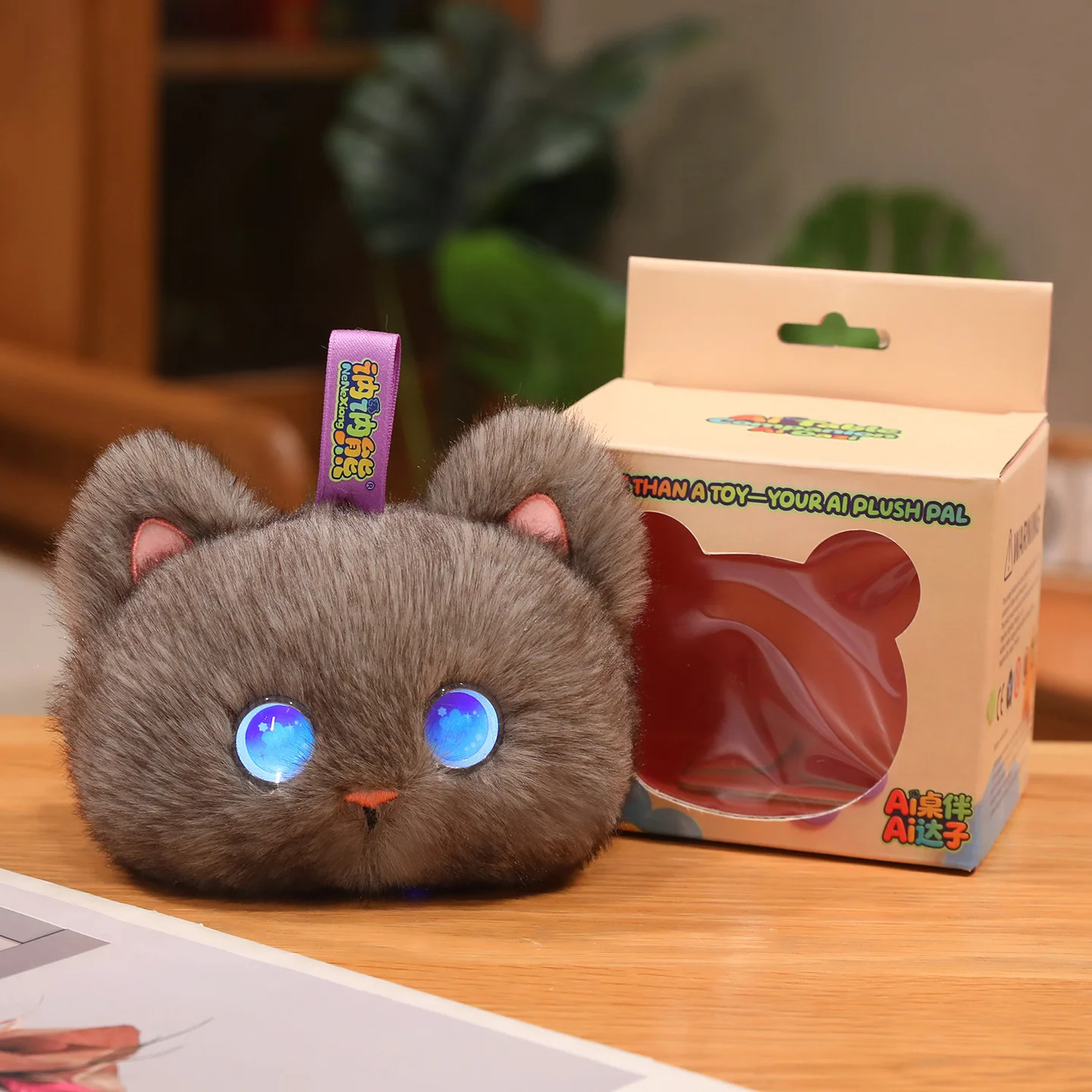 Tobot AI Pluche Katten Speelgoed Interactieve Emotionele Metgezel Robot Knuffeldier Educatief Trendy Kinderen Pluche Pop