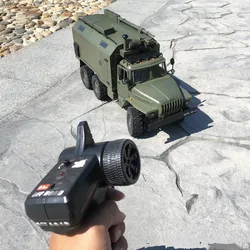 Full Scale Wpl B-36 B36 Rc Truck 1:16 veicolo di trasporto militare modello a sei ruote motrici arrampicata fuoristrada giocattolo per auto telecomandato