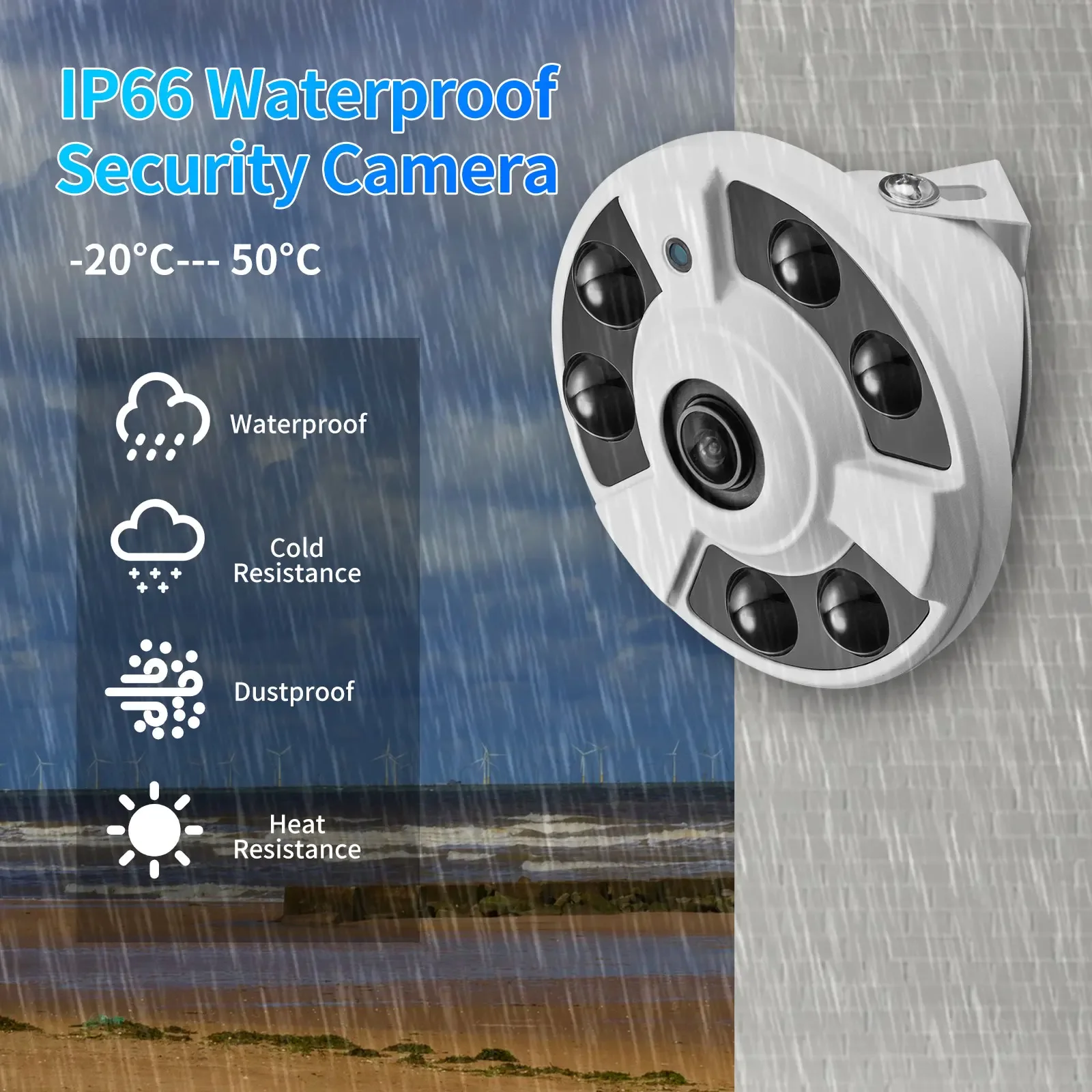 Gadinan iCSee WIFI Panorama FishEye Built-In MIC Audio IP Metal Ceiling Dome Camera 1.7mm IRC ONVIF XMEYE P2P NightVision Indoor