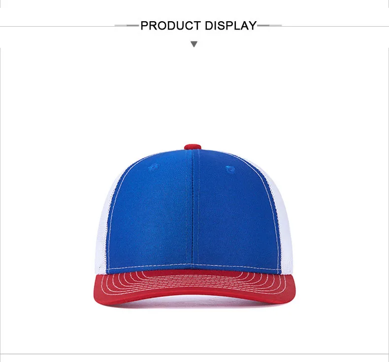 Benutzerdefinierte Stickerei Logo Baseball Cap Sommer zerbrechliche Netz leere Truck Caps Männer Frauen Text Brief Richardson Hüte individuelles Logo – Detail 10