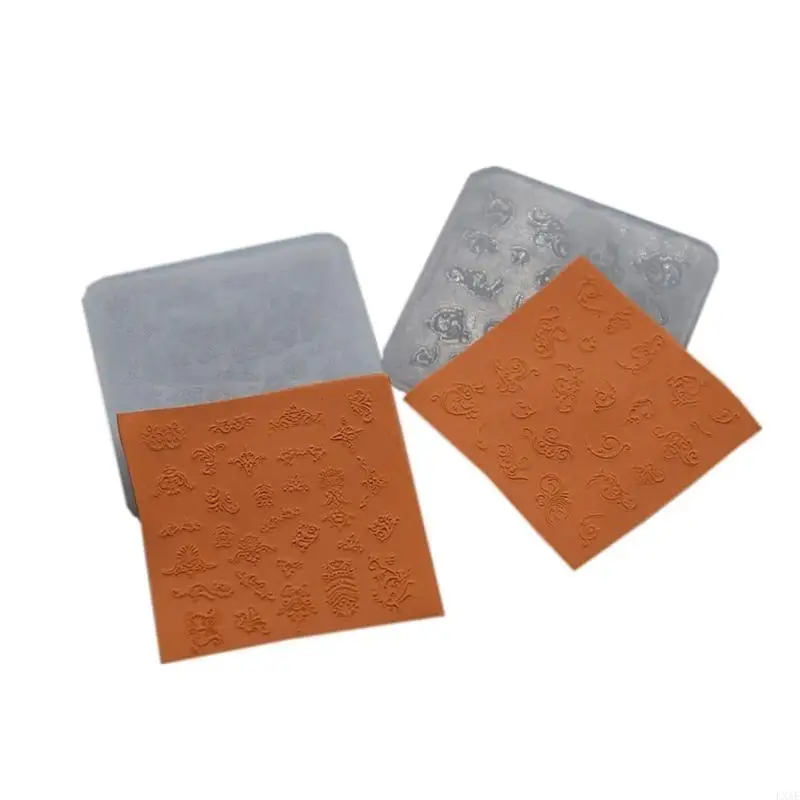  Decorative Crafts Mold Clay Embossed Tools Retro Epoxy Resin Mold for Jewelry