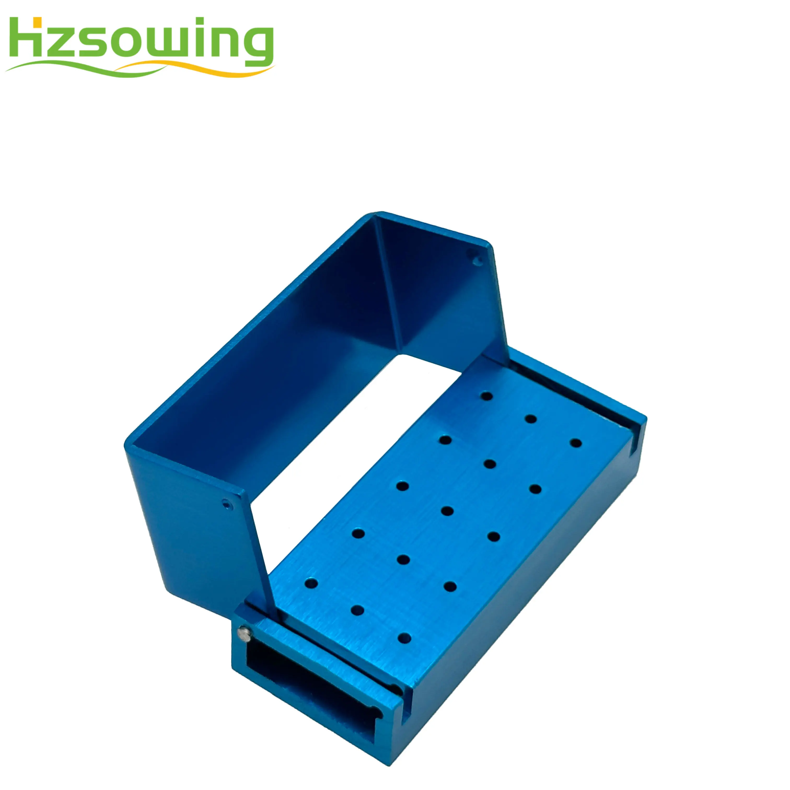 15/30 Holes Dental Burs Box Aluminum Disinfection Holder Use For Hight / Low Speed Bur RA Polishing Stone Dentistry Tool