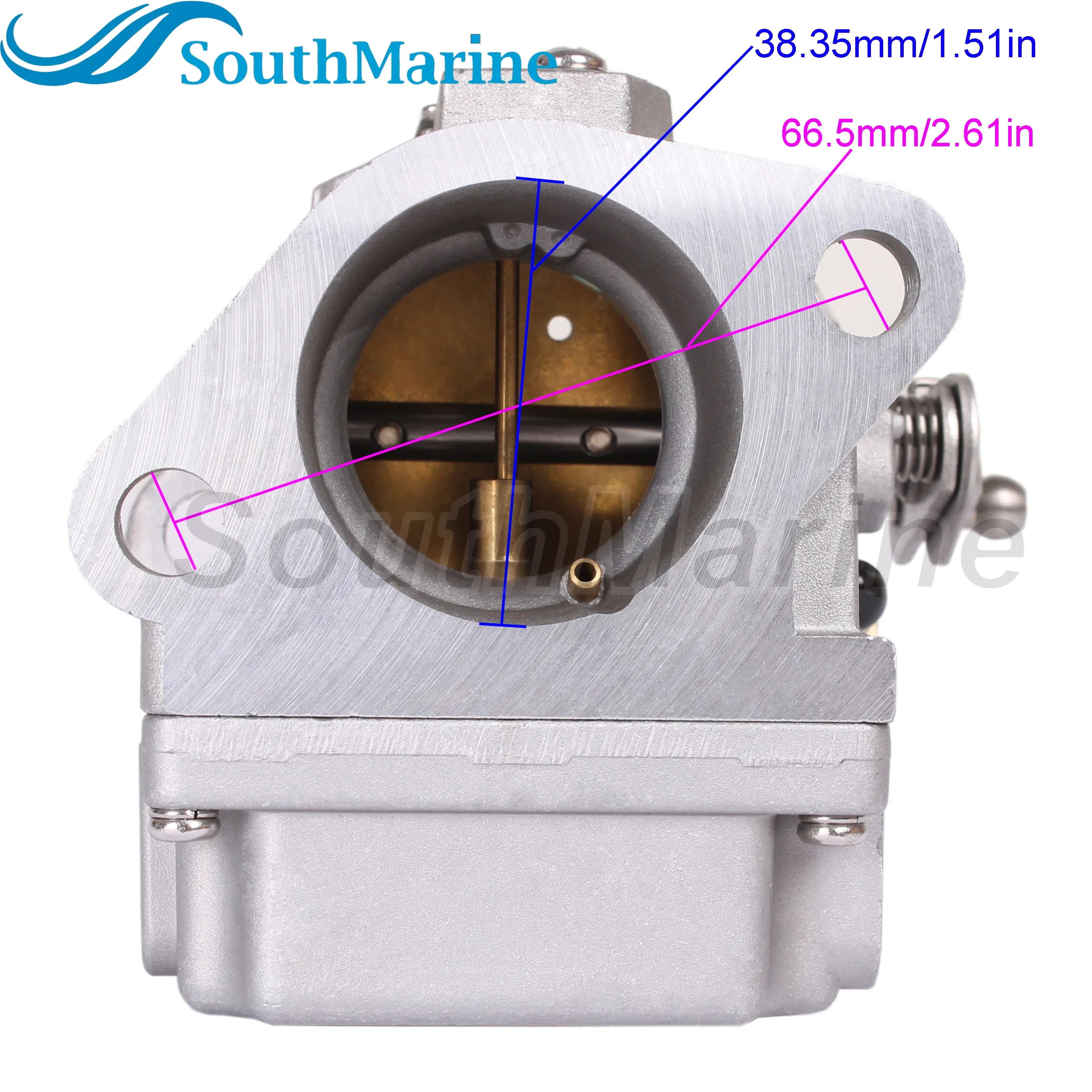 Boat Engine 3301-821854T6 3301-821854T21 Bottom Carb Carburetor for Mercury Mariner 40HP 45HP 55HP 60HP 2-Stroke 3-Cylinder