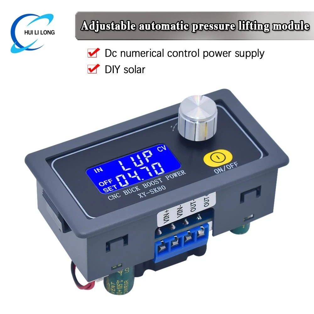 SK80 DC DC Buck Boost Converter CC CV 0,6-36V 5A Power Modul Einstellbar Geregelte Labor Netzteil variable 5V 12V 24V