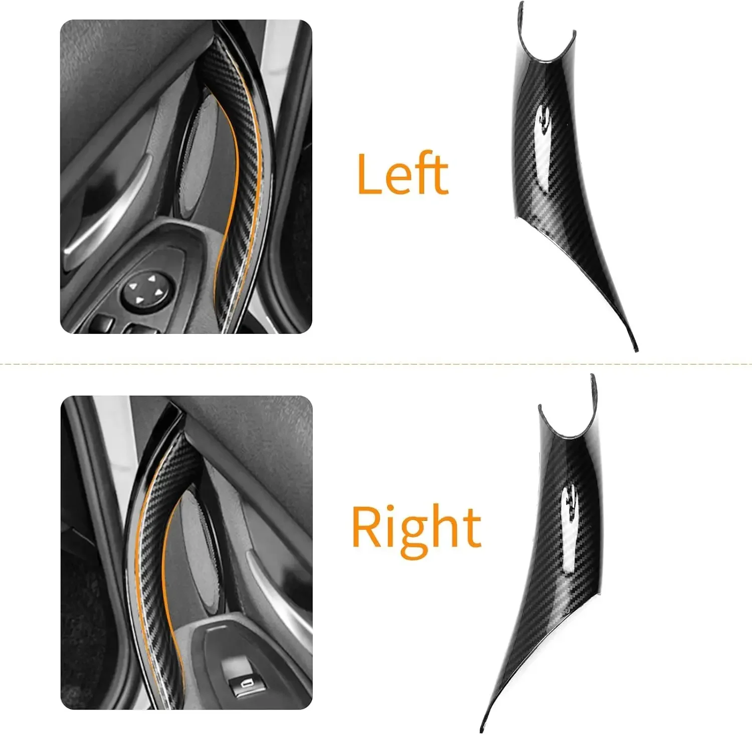 Easy Installation Car Door Pull Handle Cover For BMW 3 4 Series 2013-2019 For BMW F30 F31 F32 F33 F34 F36 320 328 330 420 428